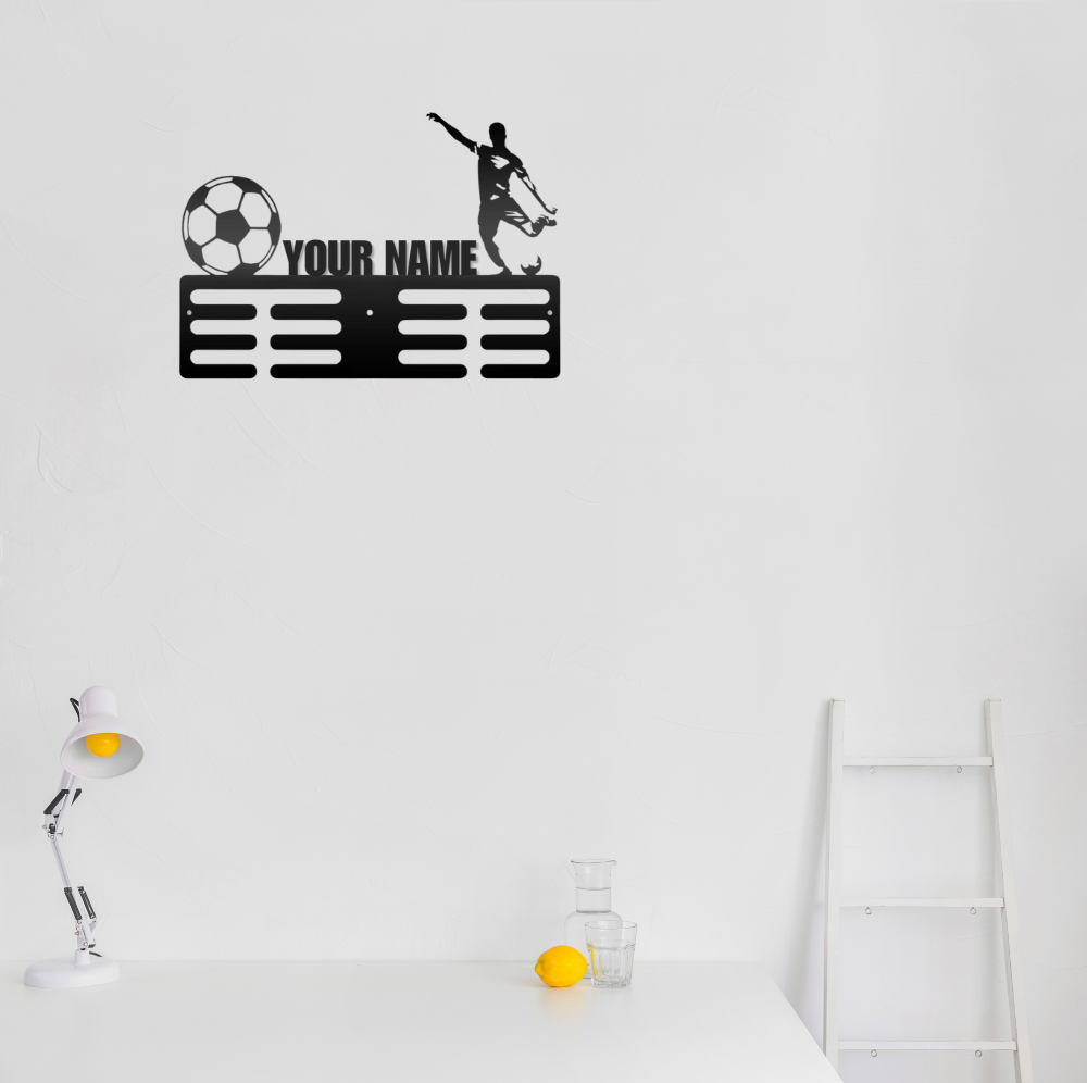 Medal Holder Custom Text, Images, Color Medal Rack 12 Rungs for Medals & Ribbons, Medal Hanger Medal Display Award Display