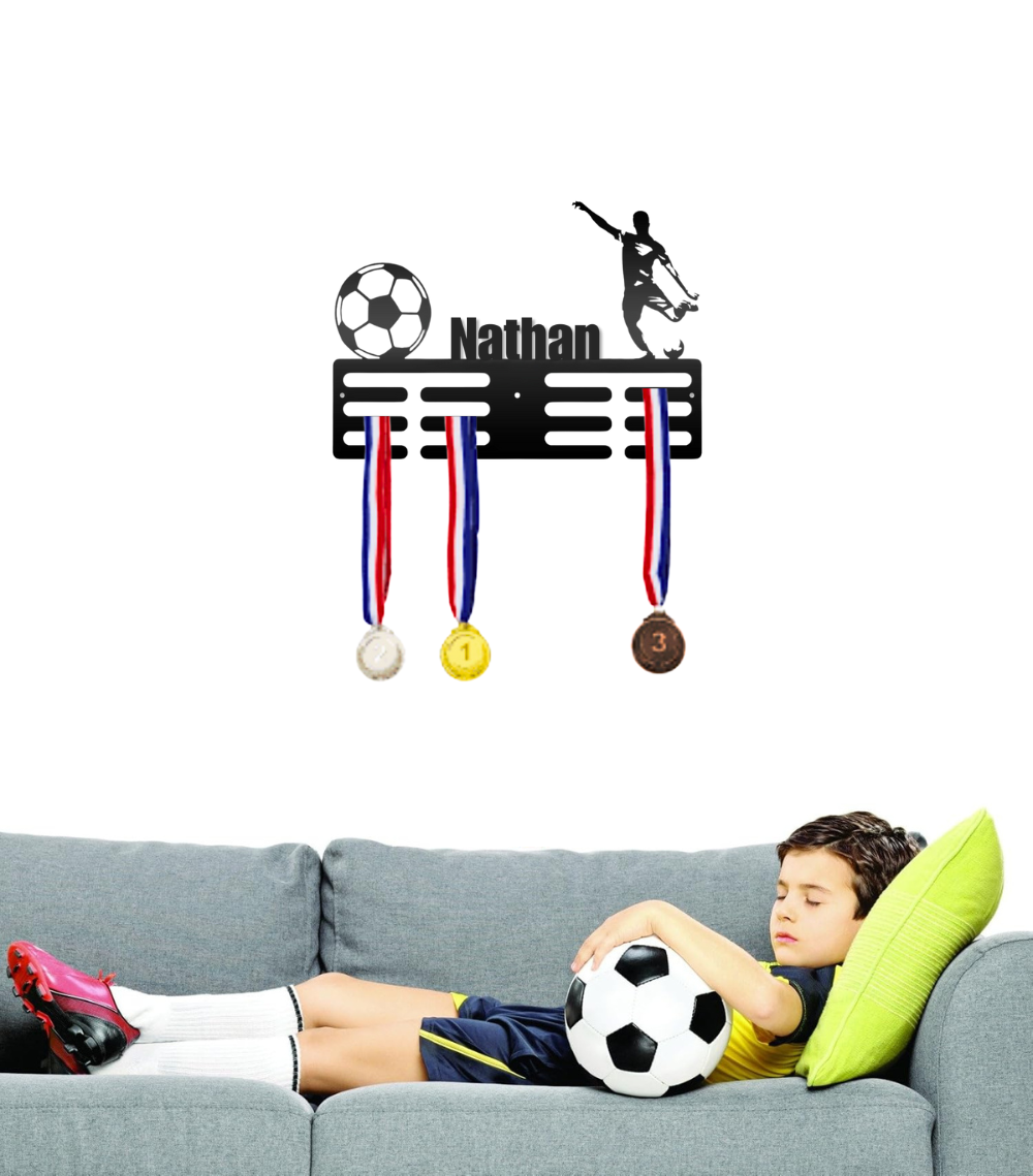 Medal Holder Custom Text, Images, Color Medal Rack 12 Rungs for Medals & Ribbons, Medal Hanger Medal Display Award Display