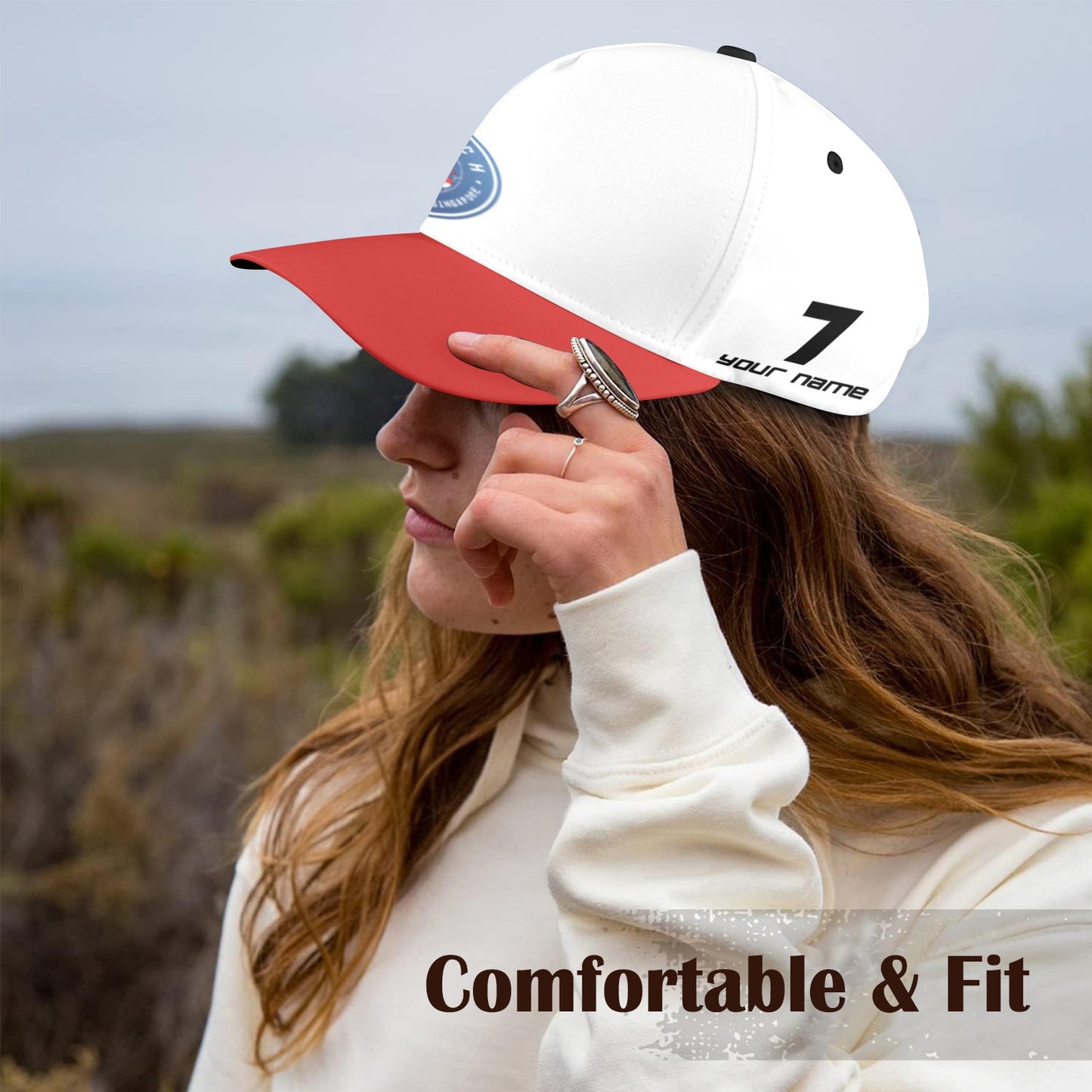 Customised (Name and Number) Unisex Adjustable Supporters Cap