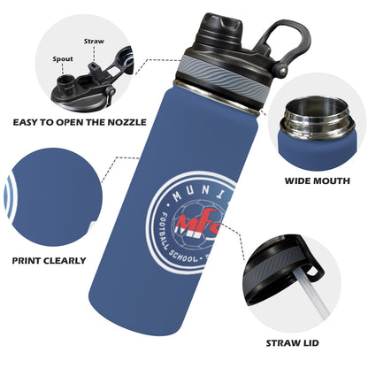 MFS Personalised Name and Number Insulated Water Bottle with Dual-use Lid (530ml)